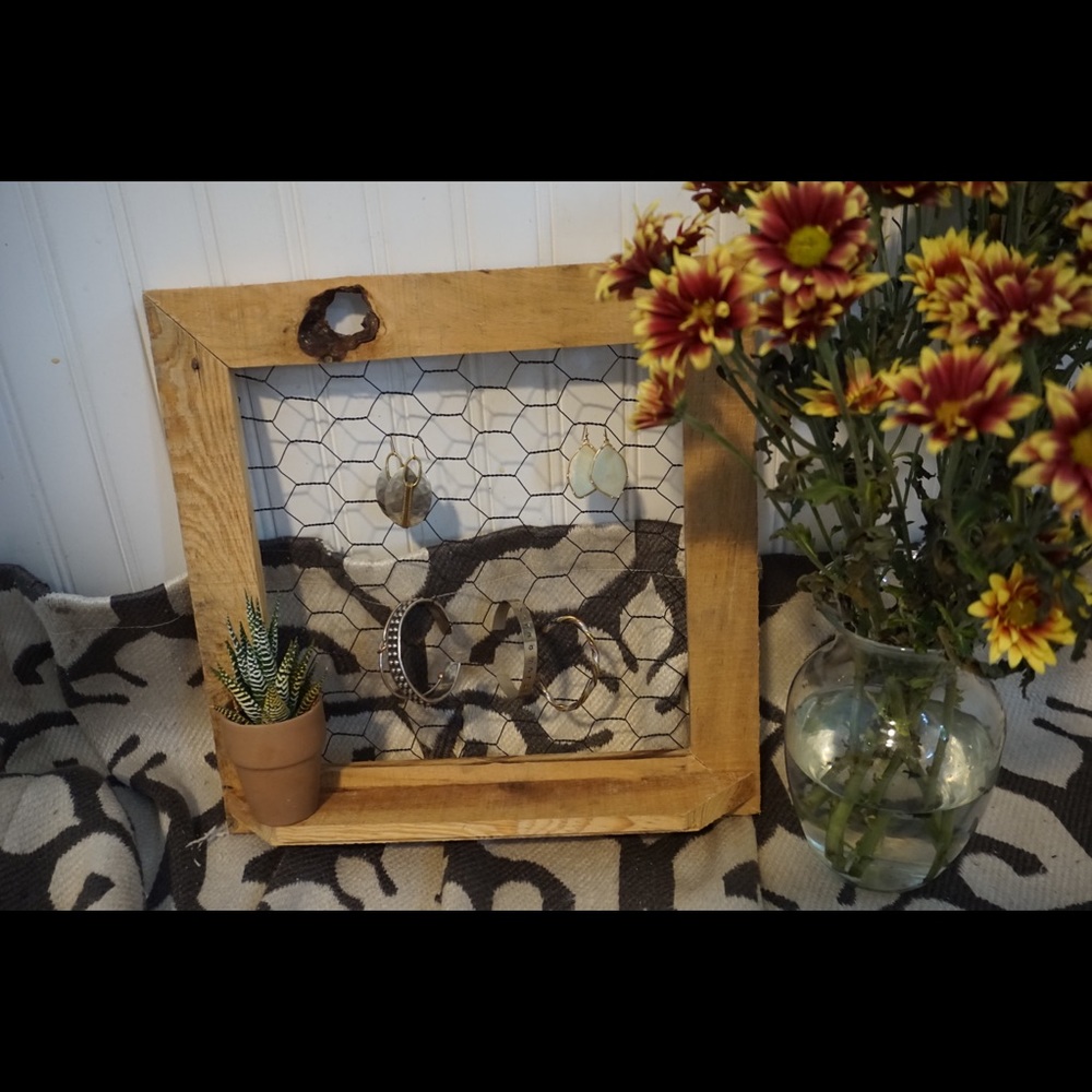 Reclaimed Jewelry Display
